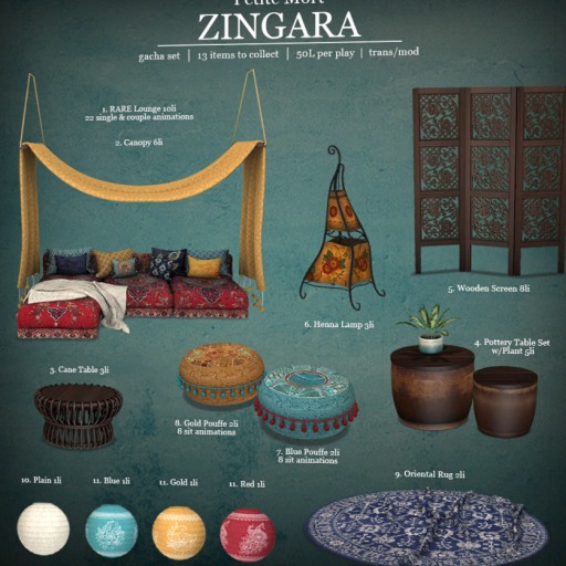 Petite Mort- Zingara Pottery Table Set