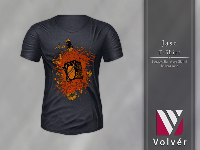 //Volver// Jase T-shirt - Dark Slategray