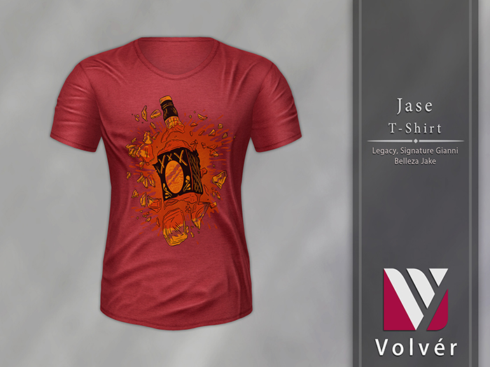//Volver// Jase T-shirt - Red [ADD ME]