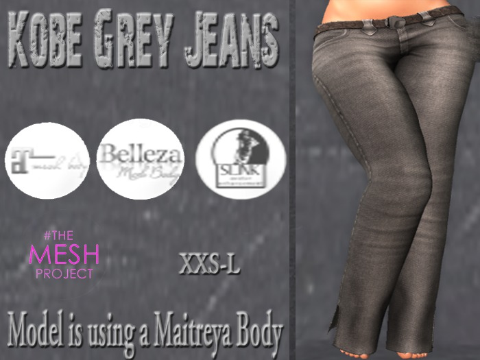 Kobe Jeans-Grey