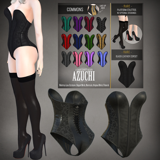 [Azuchi] Tease Corset Green