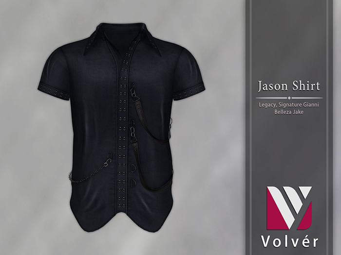 //Volver// Jason Shirt - Dark Slategray [ADD ME]