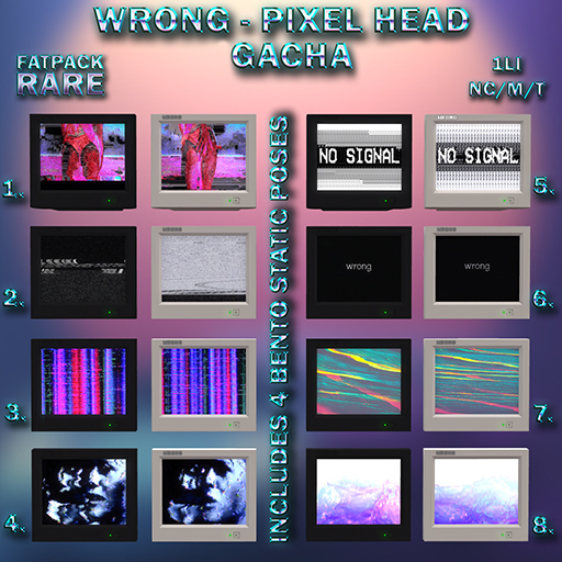 WRONG - PIXEL HEAD 8