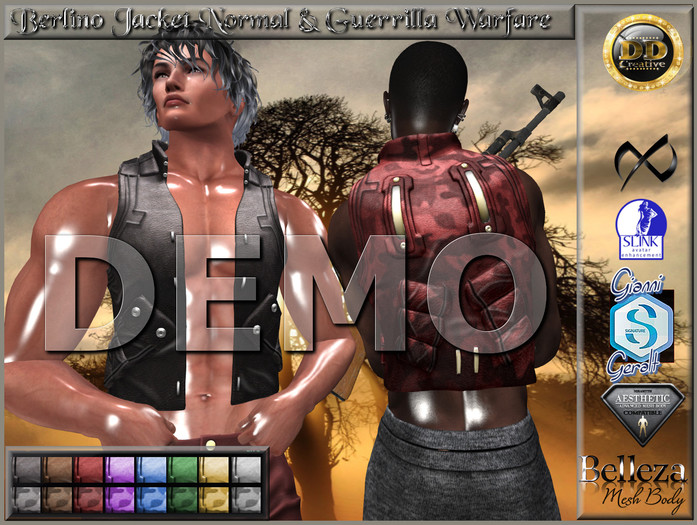 ☾ⅅⅅ☽ ◉ Berlino Jacket Normal & Guerrilla Warfare ◉  [ DEMO ] 