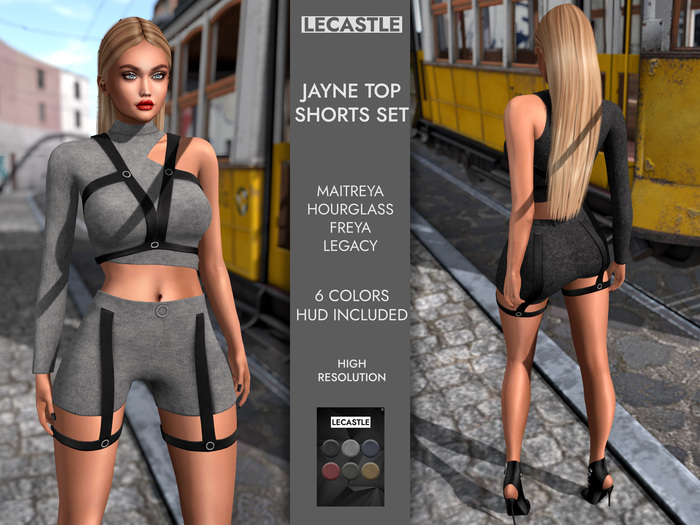 [LC] Jayne Top & Shorts Set