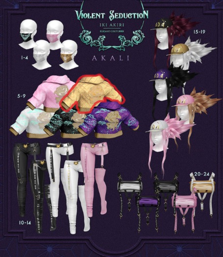 Violent Seduction - Akali Jacket (Prestige) RARE