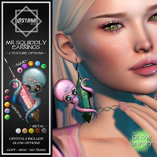 Astara - Mr Squiddly Earrings