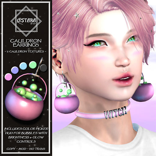 Astara - Cauldron Earrings