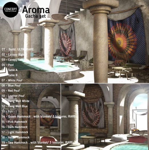 Concept} *09. Aroma. Red Pouf