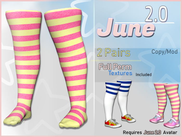 June 2.0 Socks : Thigh-High