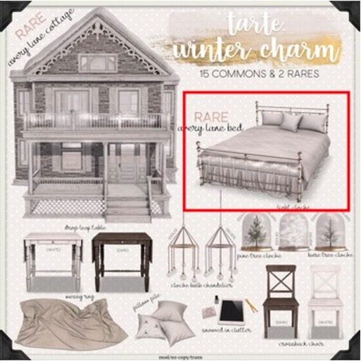 tarte. avery lane bed RARE