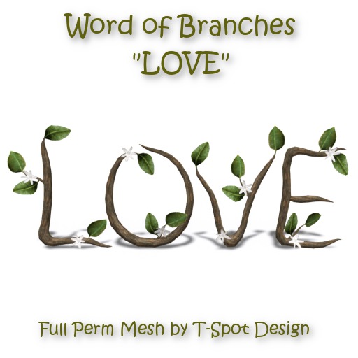 T-Spot Mesh - Word of Branches - LOVE - FP - LI=1.5