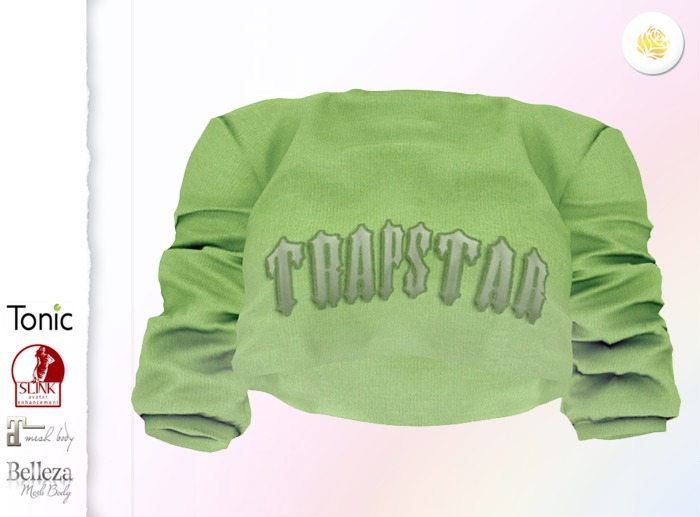 * TRAPSTAR  Cropped * LIGHT GREEN - INODORO