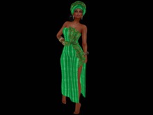 Carmen Outfit-Lime