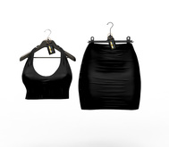 ** Harmonia Black Nanina Skirt Top Outfit Maitreya
