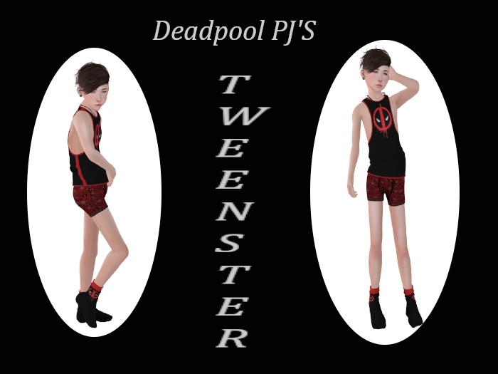 <<TONY>> Tweenster PJ Set Deadpool