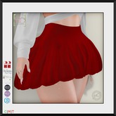 [HC] Pattie Red Puffy Skirt for Slink, Belleza, Maitreya, eBody, Signature & Tonic