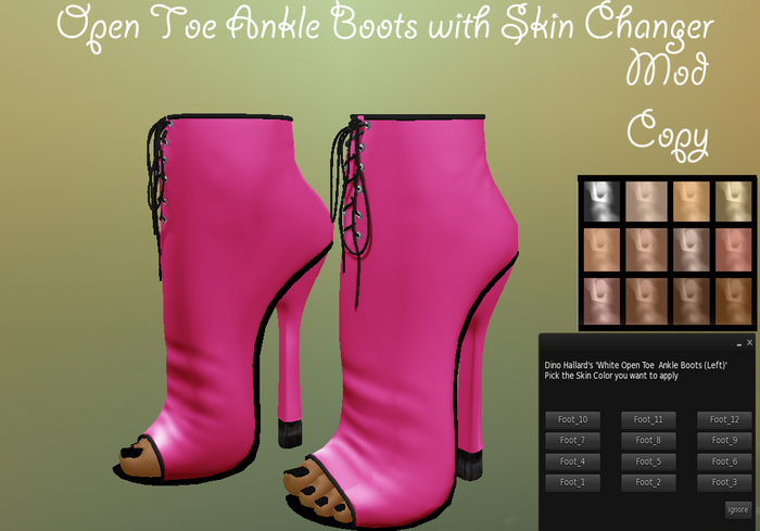 Open Toe Ankle Boot/Shoe *Candy Cotton