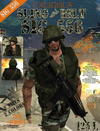 SIG 556 SLING WITH BELT