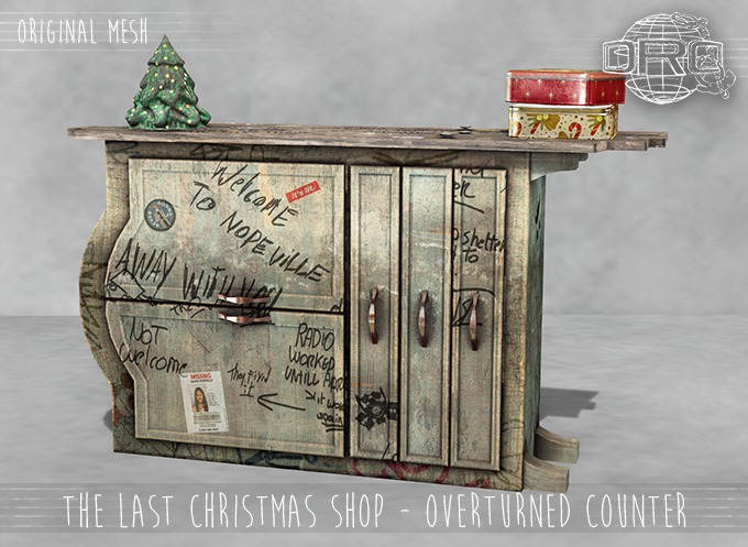 -DRD- The Last Christmas Shop - Overturned Counter (add)