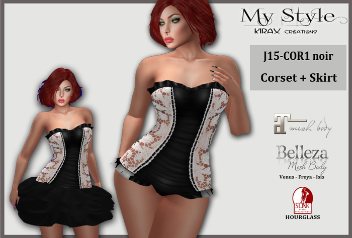 *** MY STYLE ***  J15-COR1  noir