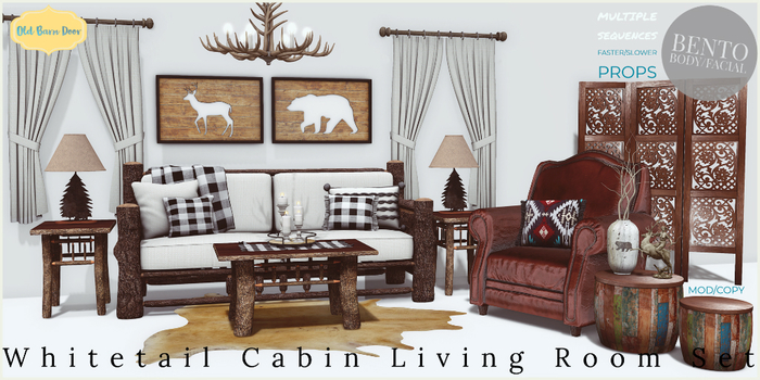 {OBD} Bento - Whitetail Cabin Living Room Set [A] [Boxed]
