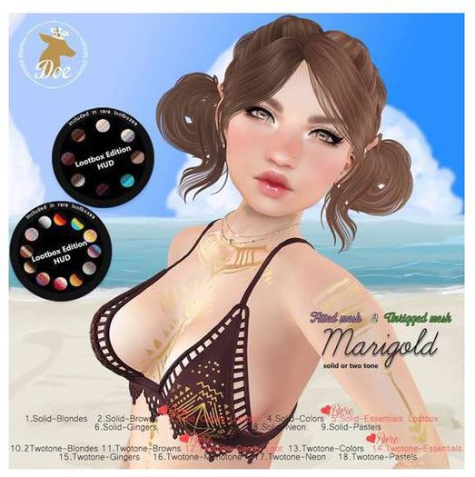 4. Doe: Marigold (solid) - Colors