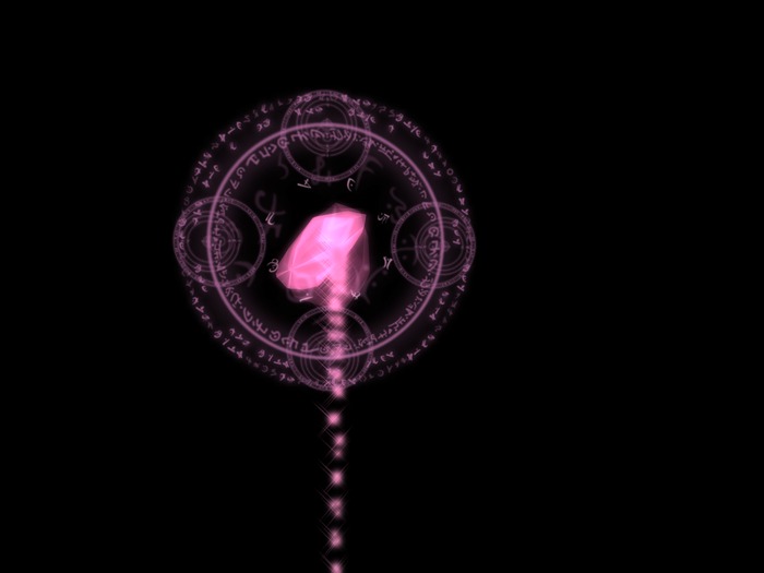 {Papillon} Tiny Floating Enchanted Runestone