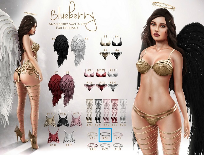 #26 Blueberry - Angelberry -Common- Halo - Slayer *Maitreya*