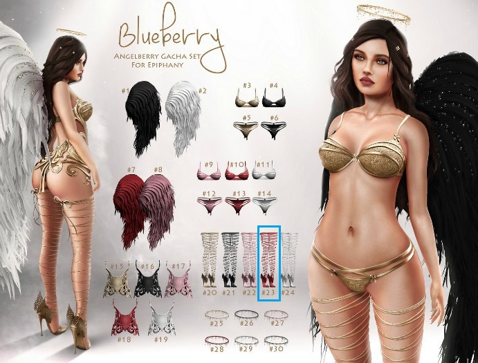 #23 Blueberry - Angelberry -Common- Shoes - Lover *Maitreya*