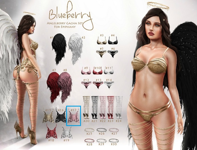 #17 Blueberry - Angelberry -Common- Corset - Sugar *Maitreya*