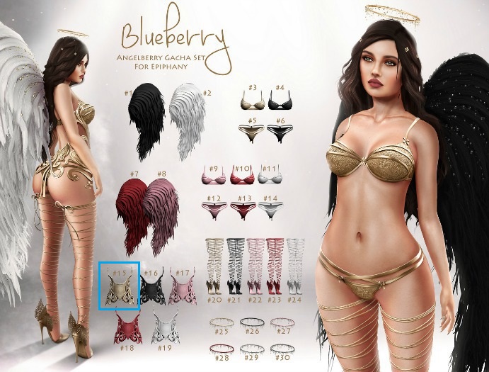 #15 Blueberry - Angelberry -Common- Corset - Shine *Maitreya*