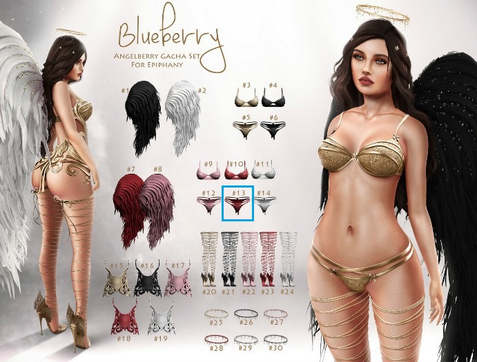 #13 Blueberry - Angelberry -Common- Panties - Lover *Maitreya*