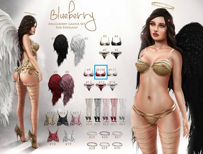 #10 Blueberry - Angelberry -Common- Bra - Lover *Maitreya*