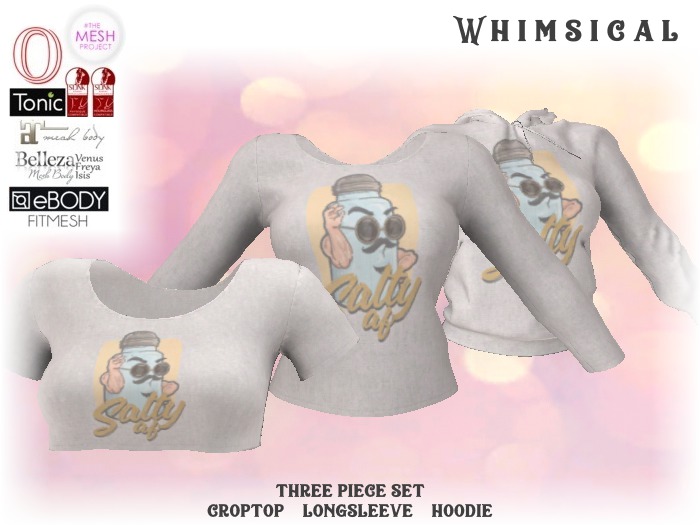 [Whimsical] Girl's Mesh Tops - Salty AF