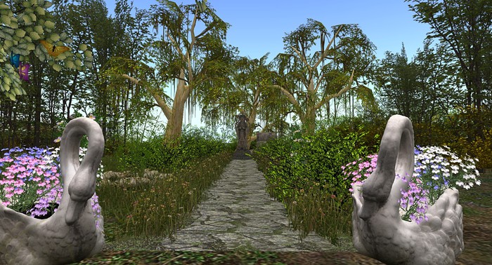 path to buddha garden