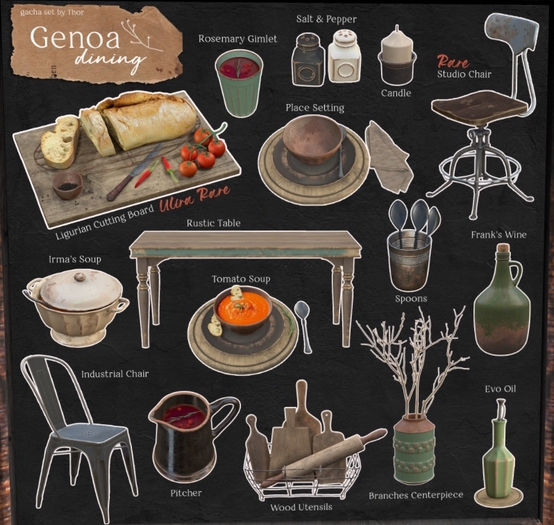 ..::THOR::.. Genoa Wood Kitchen Utensils