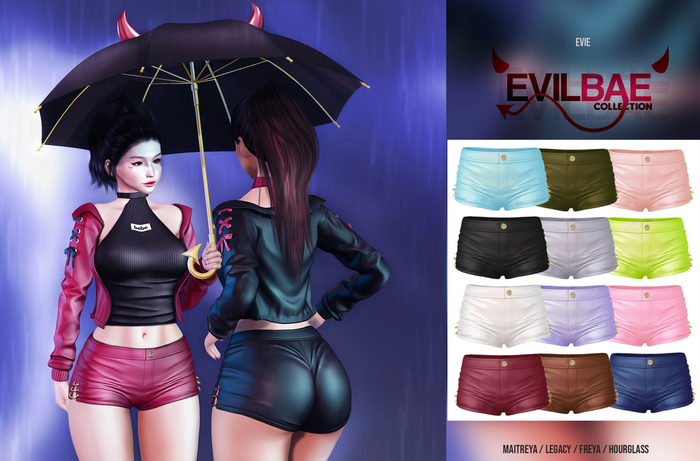 EVIE - EvilBae Shorts - Fatpack