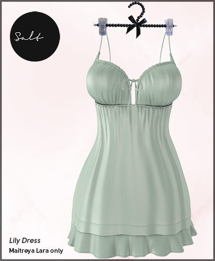 .SALT - LILY DRESS - SAGE [WEAR]