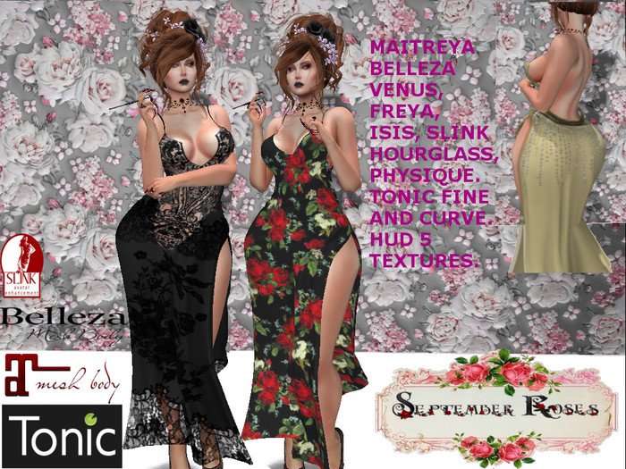Marrie Dress HUD 5 textures (BOX)