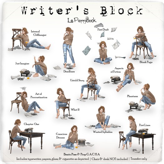 Le Poppycock *Writer's Block* Chapter One