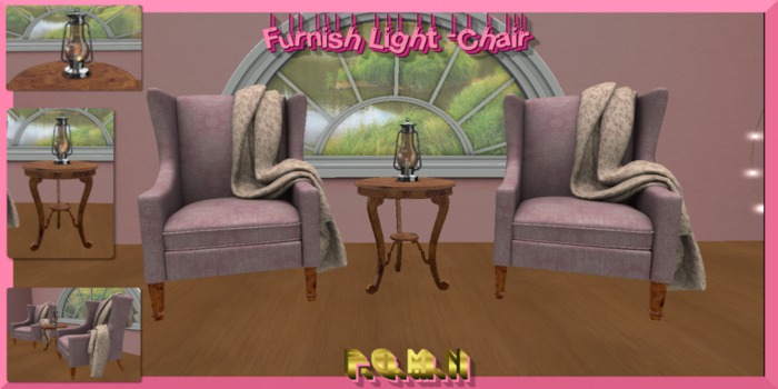 F.G.M.N/Furnish Light -Chair-Set