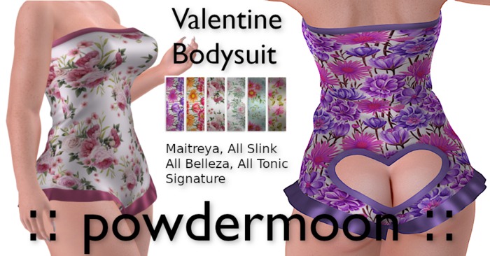 powdermoon - Valentine Bodysuit With HUD