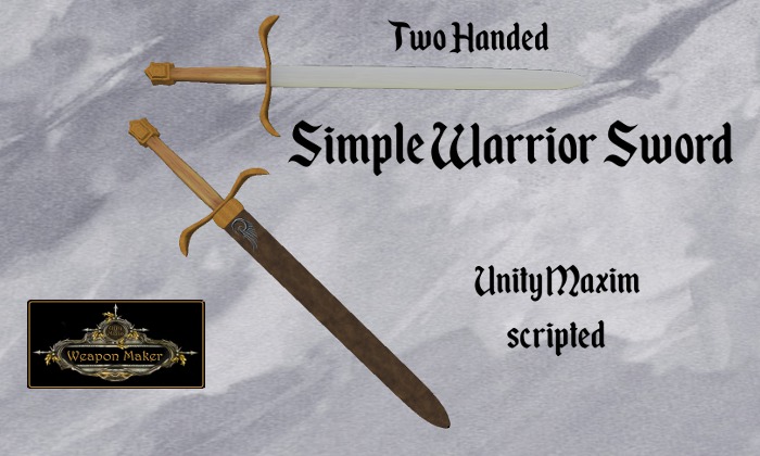 Simple Warrior Sword 2h (Umity Maxim)