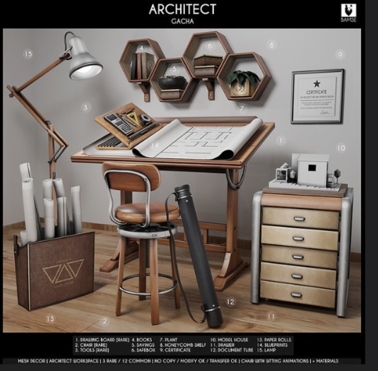 11. BAMSE : Architect - Drawer