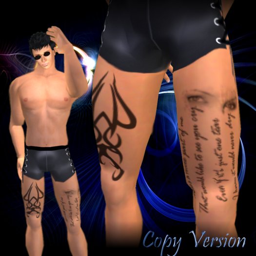 Tears Text Tattoo (Copy Version)