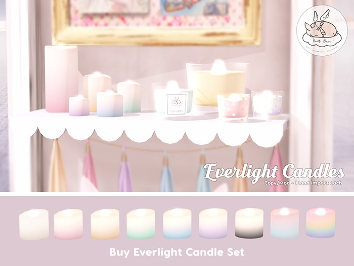 +Half-Deer+ Everlight Candle [Set]