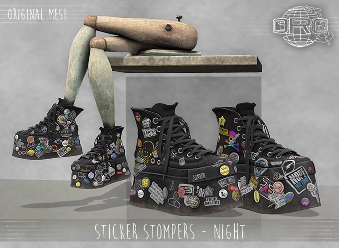 -DRD- Sticker Stompers - Night