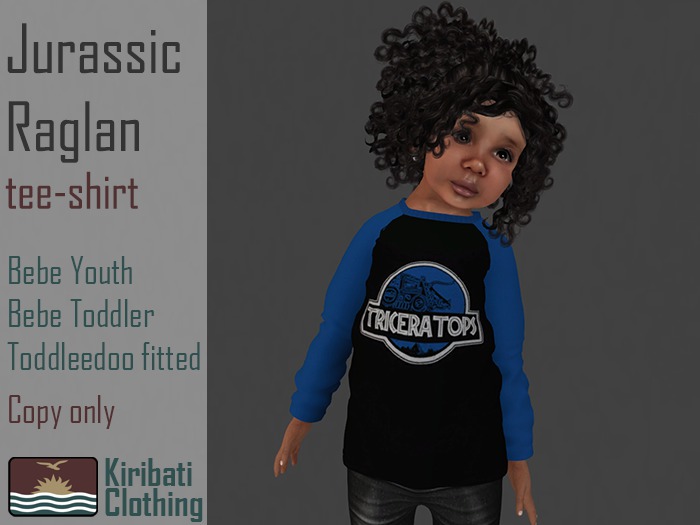 #Kiribati -Raglan- Jurassic Blue