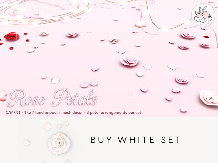 +Half-Deer+ Rose Petals [White Set]